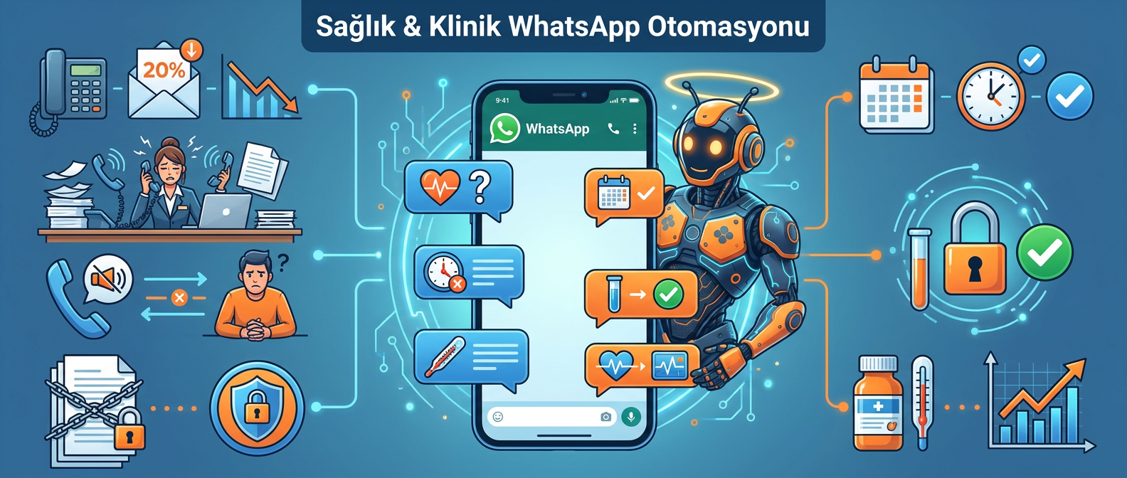 Sağlık & Klinik WhatsApp Otomasyonu